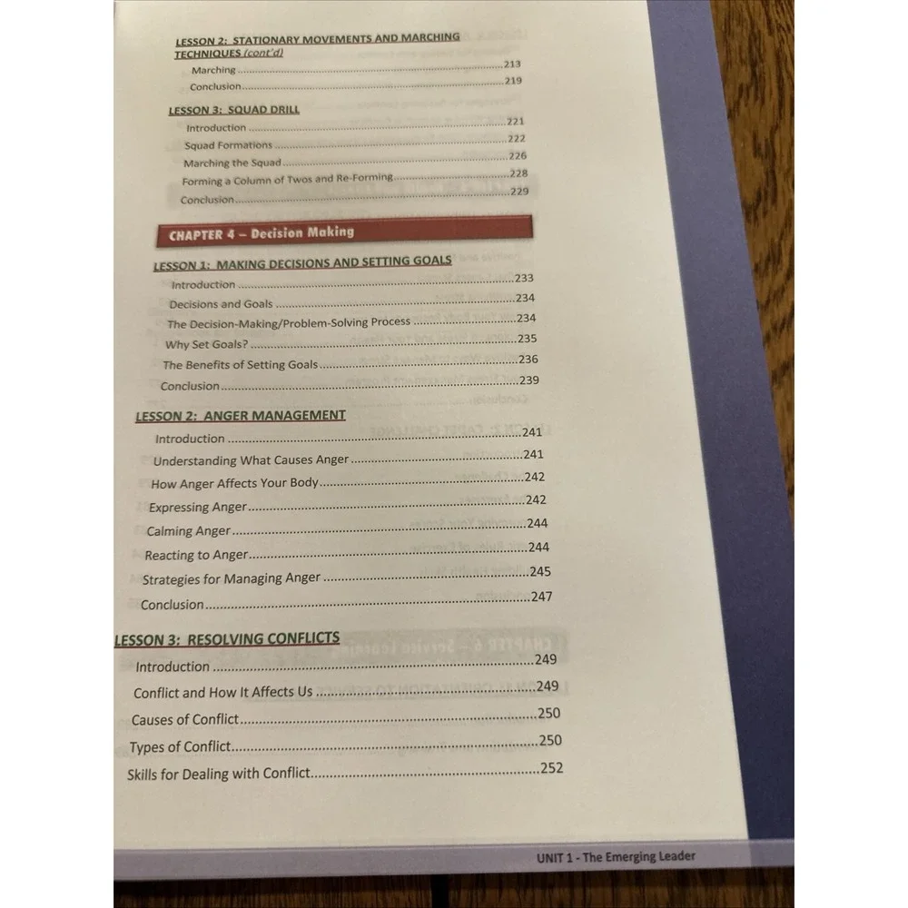 Army JROTC Leadership Education & Training Unit1: LET 1- The Emerging Leader
